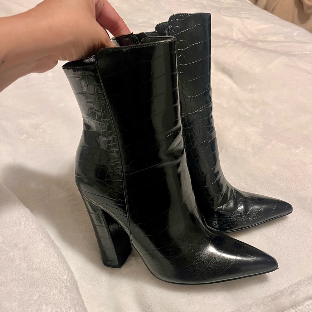 Black boots